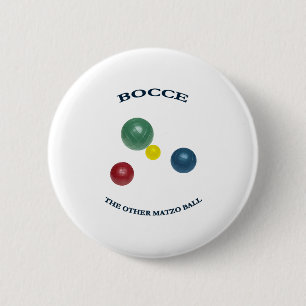 Matzo Bocce Ball Button