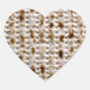 MATZO-HERZ-AUFKLEBER Herz-Aufkleber