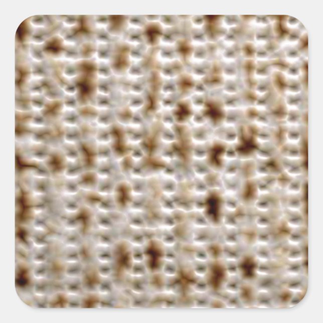 MATZO JEWISH SQUARE STICKERS (Vorderseite)