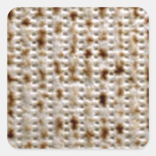 MATZO-JÜDISCHE QUADRATISCHE AUFKLEBER