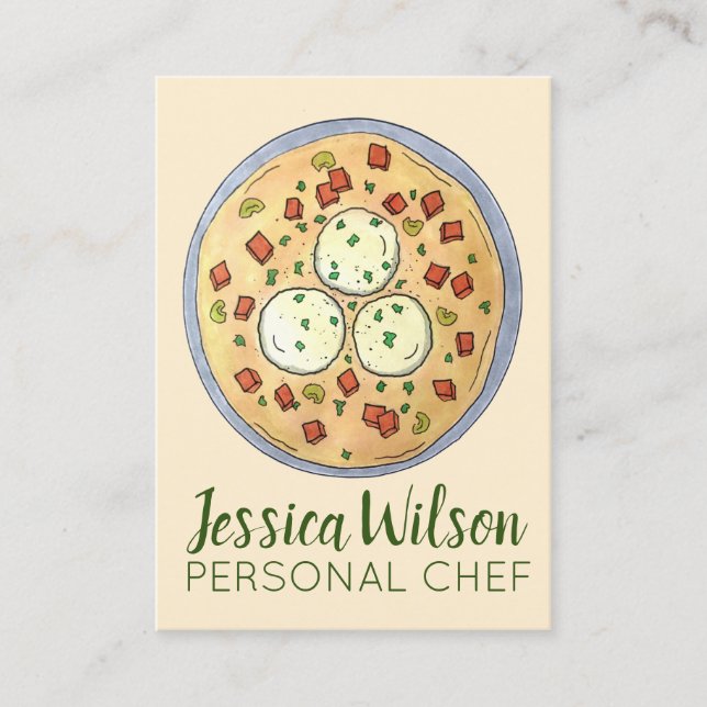 Matzo Matzah Ball Soup Jüdische Küche Pessach Visitenkarte (Vorderseite)