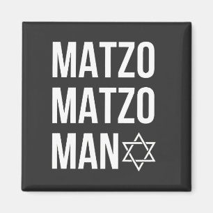 Matzo Matzo Man Jewish Hanukkah Magnet