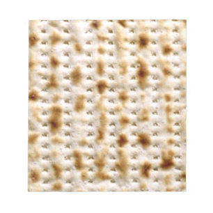 Matzo Note Pad, 40 Seiten - Jüdischer Spaß Notizblock