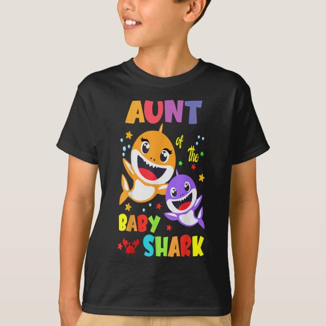 Mau of the Baby Shark Birthday Mau Shark T - Shirt (Vorderseite)