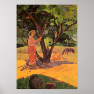 'Mau Taporo' - Paul Gauguin Poster
