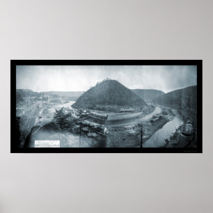 Mauch Chunk, PA-Foto 1879 Poster