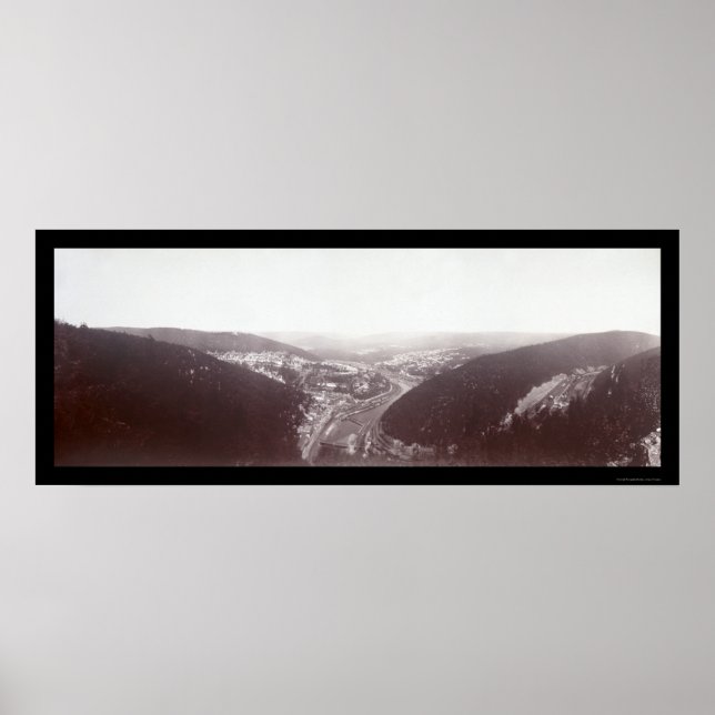 Mauch Chunk PA Foto 1896 Poster (Vorne)
