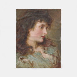 Maud (elegantes weibliches Portrait) Fleecedecke