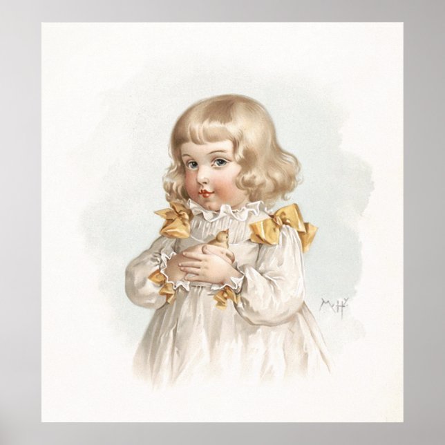 Maud Humphrey's Spring Girl Poster (Vorne)