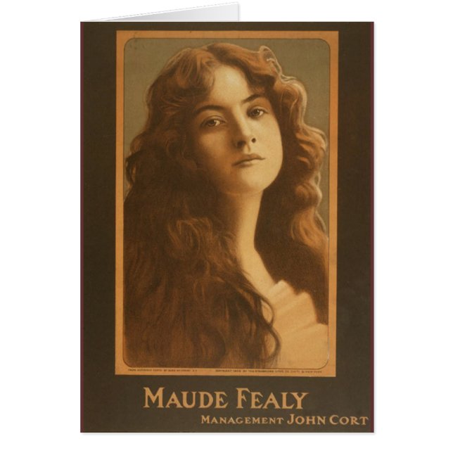 Maude Fealy Vintages Theater-Plakat (Vorne)