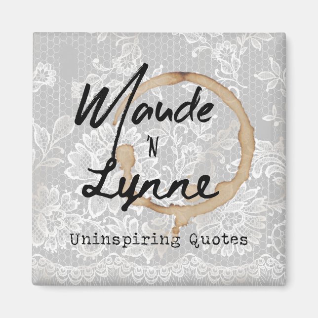 Maude N Lynne Logo-Magnet Magnet (Vorne)