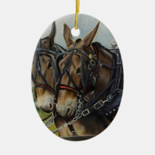 Maude u. Maddie Keramikornament