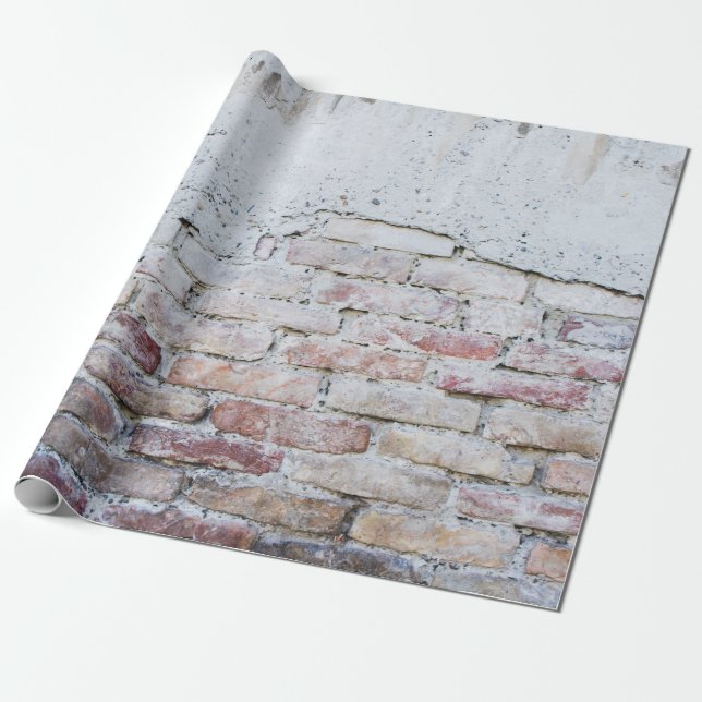 Mauer aus grauem Beton Geschenkpapier (Ungerollt)