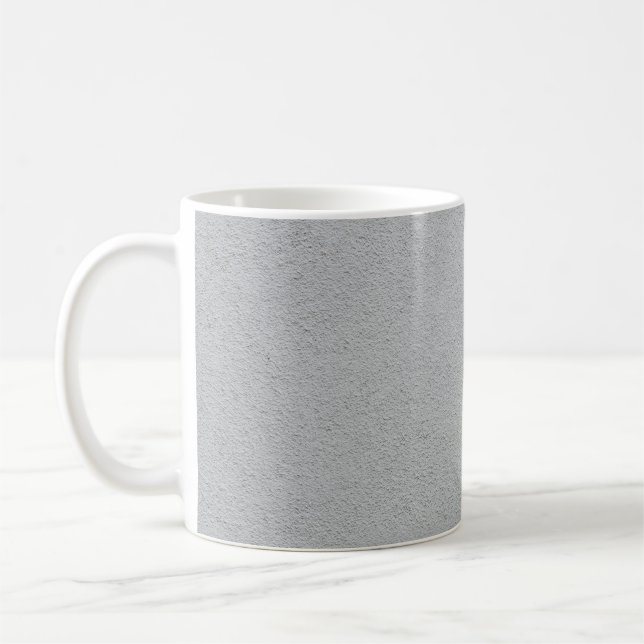 Mauer aus grauem Beton Kaffeetasse (Links)