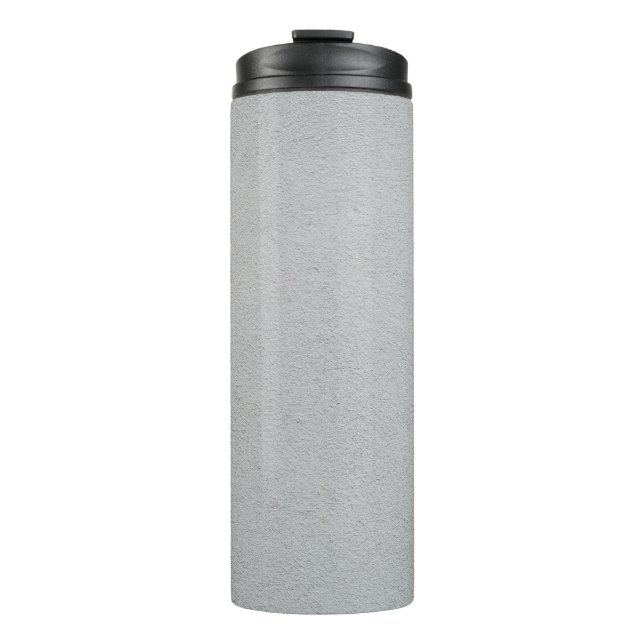 Mauer aus grauem Beton Thermosbecher (Vorderseite)