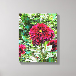 Mauer der Mixed Media Leinwand