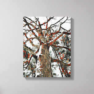 Mauer der Mixed Media Leinwand