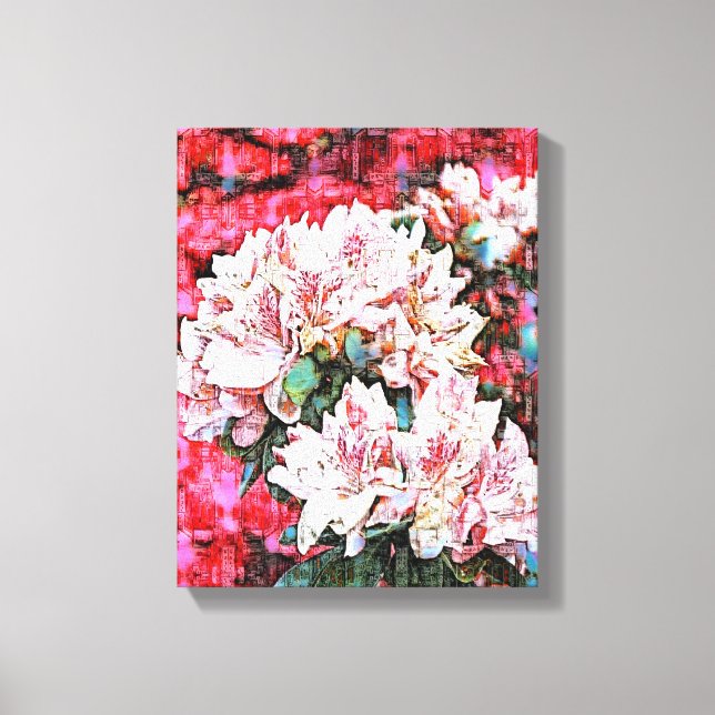 Mauer der Mixed Media Leinwand (Vorderseite)