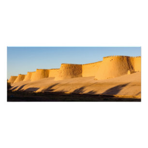 Mauer der Stadt Chiwa - Usbekistan Fotodruck