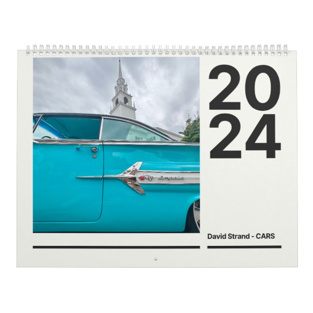 Mauerkalender 2024 für Vintage-Autostäube Kalender (Titelbild)