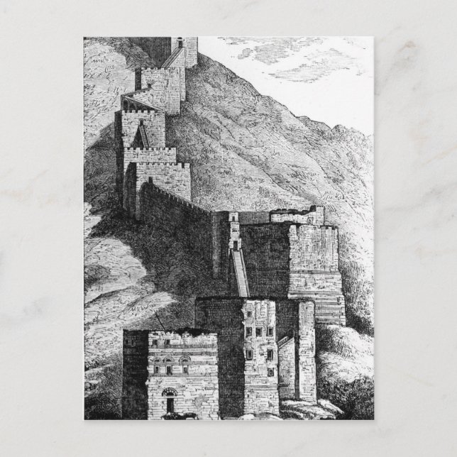 Mauern von Antioch, 1894 Postkarte (Vorderseite)