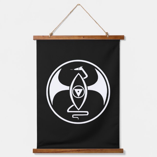 Mauertapete aus Holz Wandteppich Mit Holzrahmen (Vorderseite)