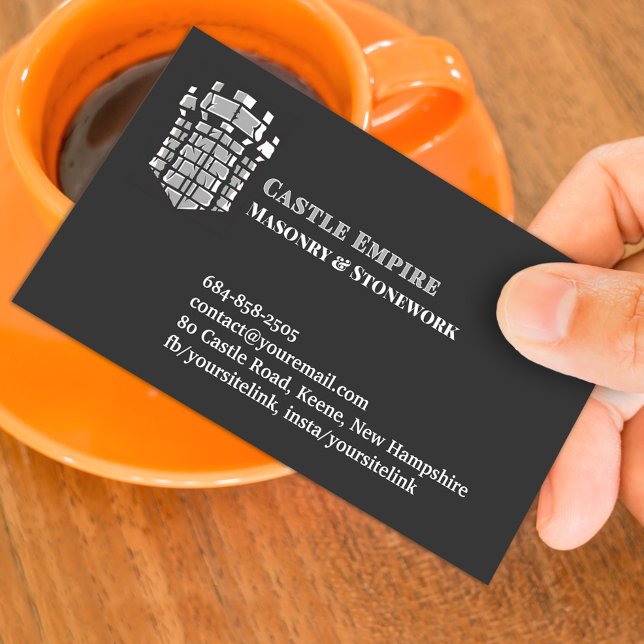 Mauerwerk Chimney Business Card Visitenkarte (Von Creator hochgeladen)