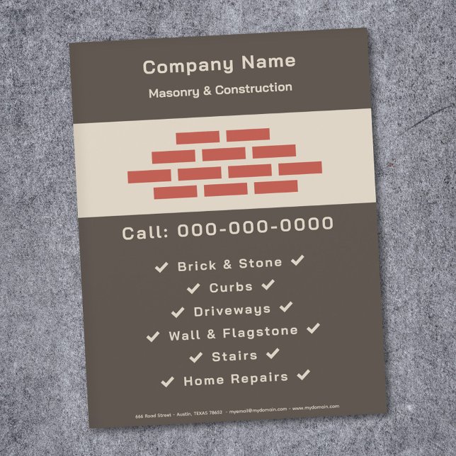 Mauerwerk Flyer (Masonry Flyer)