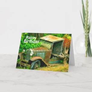 Maui 1936 Plymouth Truck, Geburtstag Karte