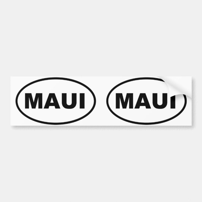 Maui Autoaufkleber (Vorne)