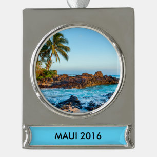Maui Banner-Ornament Silber
