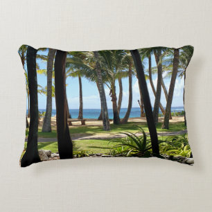 Maui Beach Hawaii Palm Trees Dekokissen