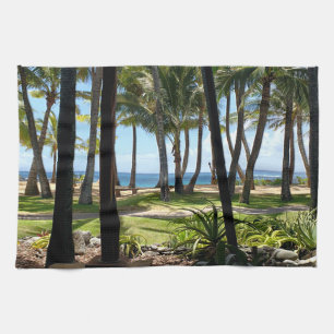 Maui Beach Hawaii Palm Trees Geschirrtuch