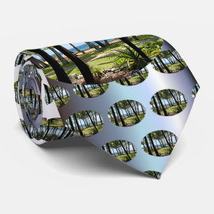 Maui Beach Hawaii Palm Trees Krawatte