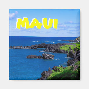 Maui Coastline - Hawaii Magnet