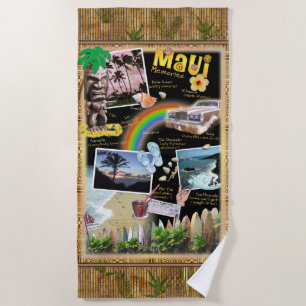Maui Collage Strandtuch