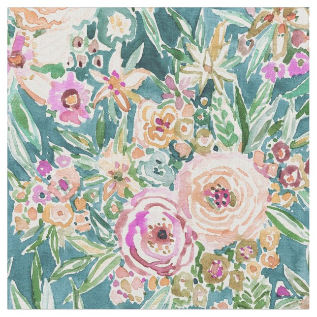 MAUI-DENKRICHTUNG tropisches hawaiisches buntes Stoff (Nahaufnahme)