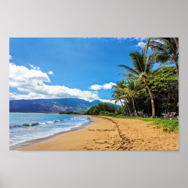 Maui, die Valley Isle, Hawaii Poster (Vorne)