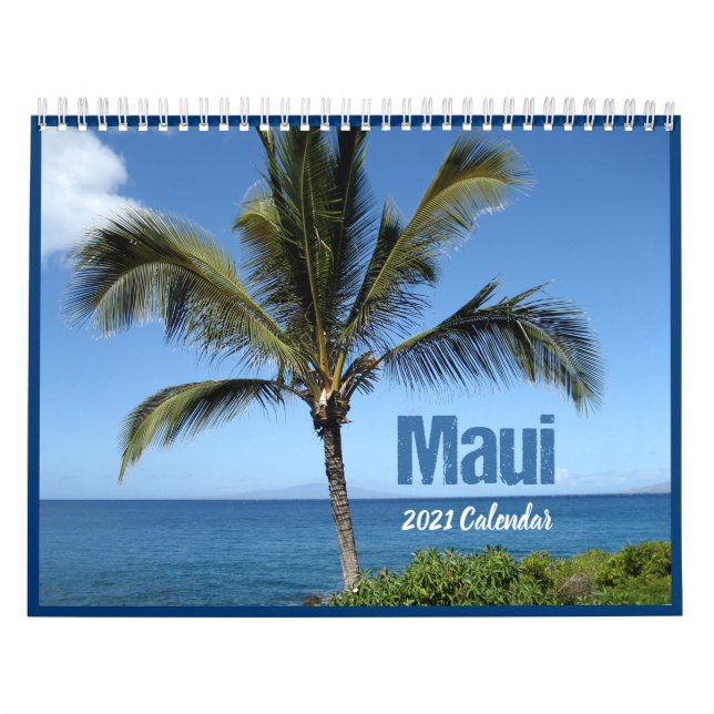 Maui Hawaii 2021 Schöner Wall-Kalender Kalender (Titelbild)
