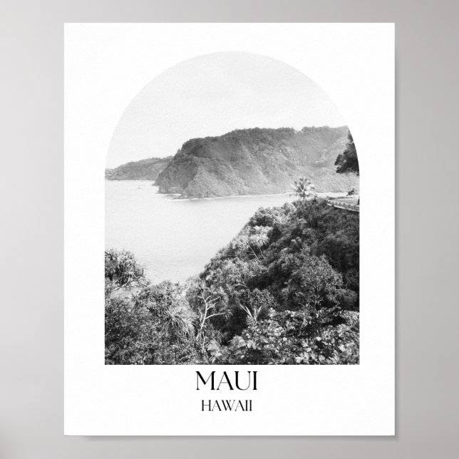 Maui Hawaii Arch Foto Print Poster (Vorne)
