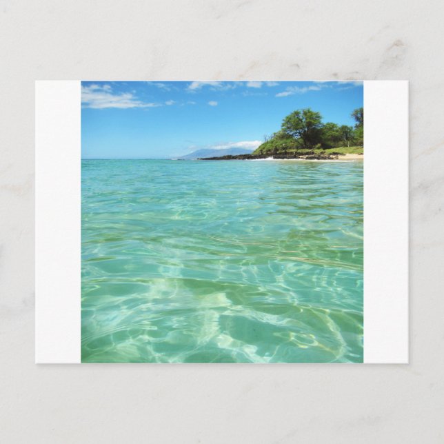 Maui Hawaii Beach Postkarte (Vorderseite)