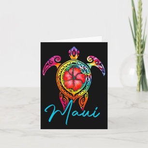 Maui Hawaii Gefärbte Krawatte Karte