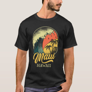Maui Hawaii Hawaii Islands Surf Retro Vintag T-Shirt