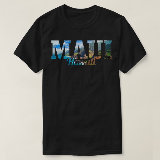 Maui Hawaii Hawaiian Islands Surfsurfer G T-Shirt (Design vorne)
