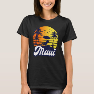 Maui Hawaii Hawaiianischer Sonnenuntergang Strand T-Shirt