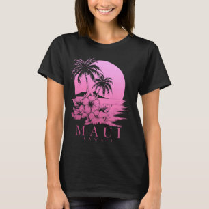 Maui Hawaii Hibiskus Hawaii Blume Souvenir Sur T-Shirt