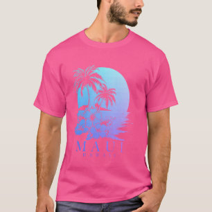 Maui Hawaii Hibiskus Hawaiianische Blumen Souvenir T-Shirt