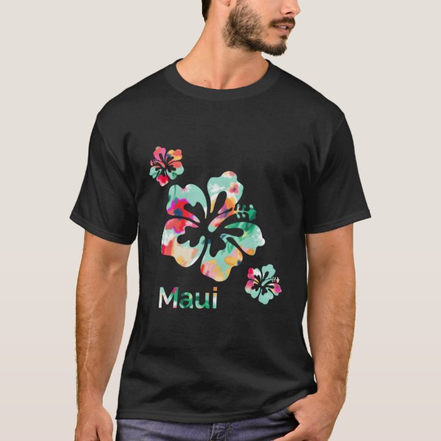 Maui Hawaii Inseln Hawaiianischer Hibiskus Blume S T-Shirt (Vorderseite)