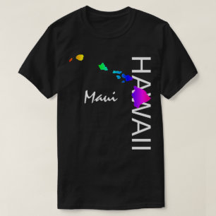 MAUI - HAWAII INSELN NEON RAINBOW T-Shirt