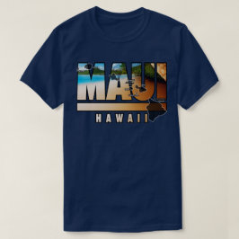 Maui Hawaii mit hawaiianischen Inseln T-Shirt